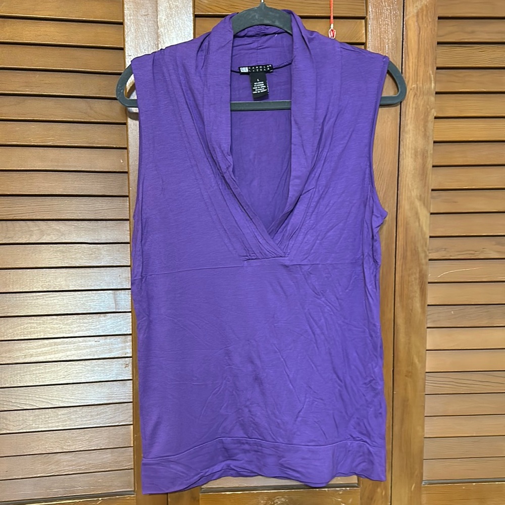 Purple tank top